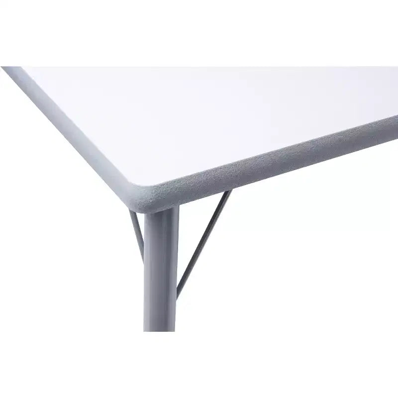 Bintiva Activity Table & Chair Set  24x48 Gray Sprayed Edge Table with Adjustable Legs and 4 Black 14 NAAR Classroom Chairs