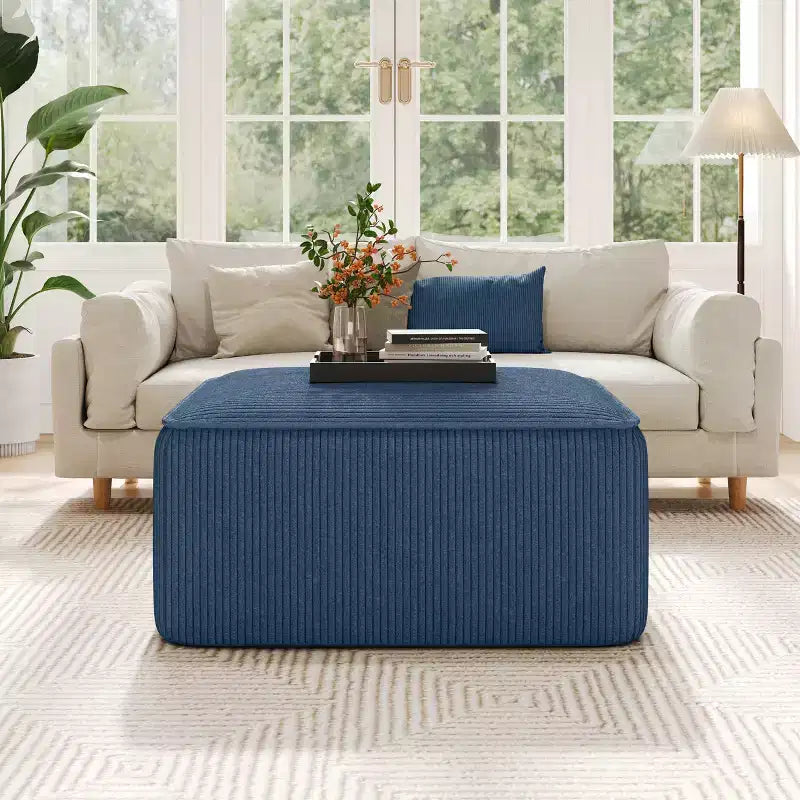 Christopher Knight Home Yzabella Modern Indoor Versatile Upholstered Square Ottoman