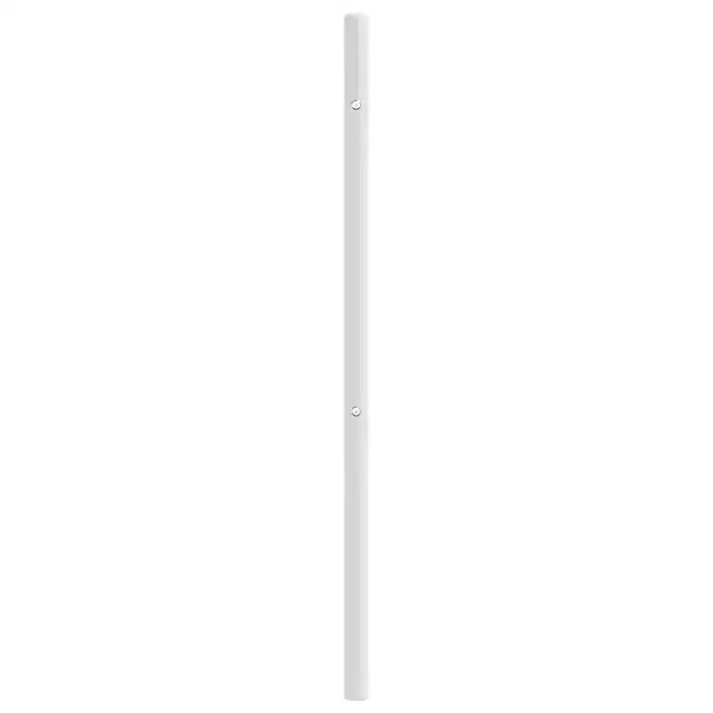 vidaXL Durable Metal Headboard, Modern Style, White, Full