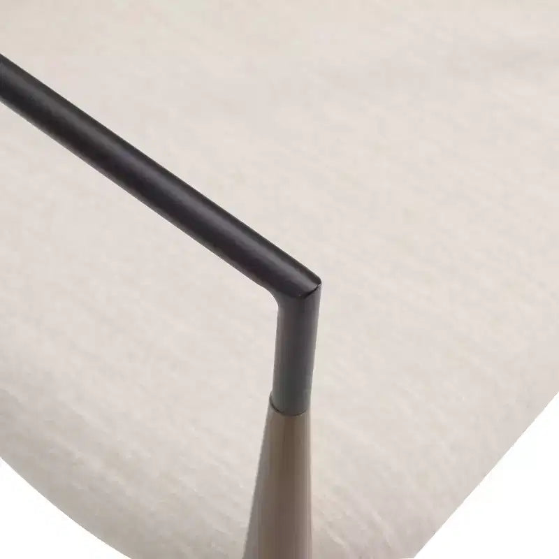 Christopher Knight Home Teuvo - Chaises de salle à manger modernes en tissu et fer (lot de 2)