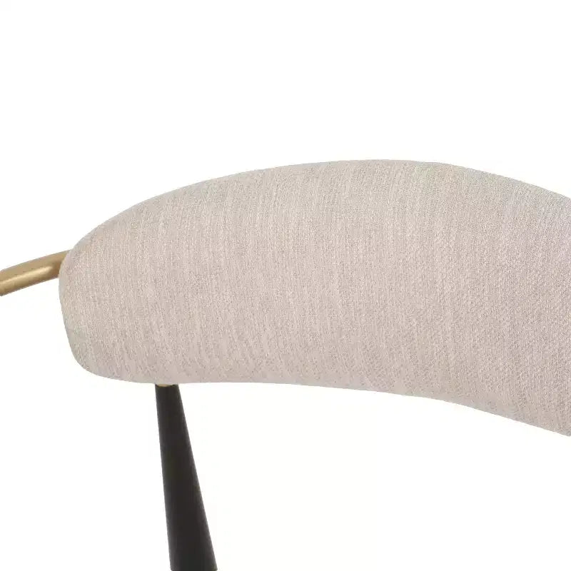 Christopher Knight Home Teuvo - Chaises de salle à manger modernes en tissu et fer (lot de 2)