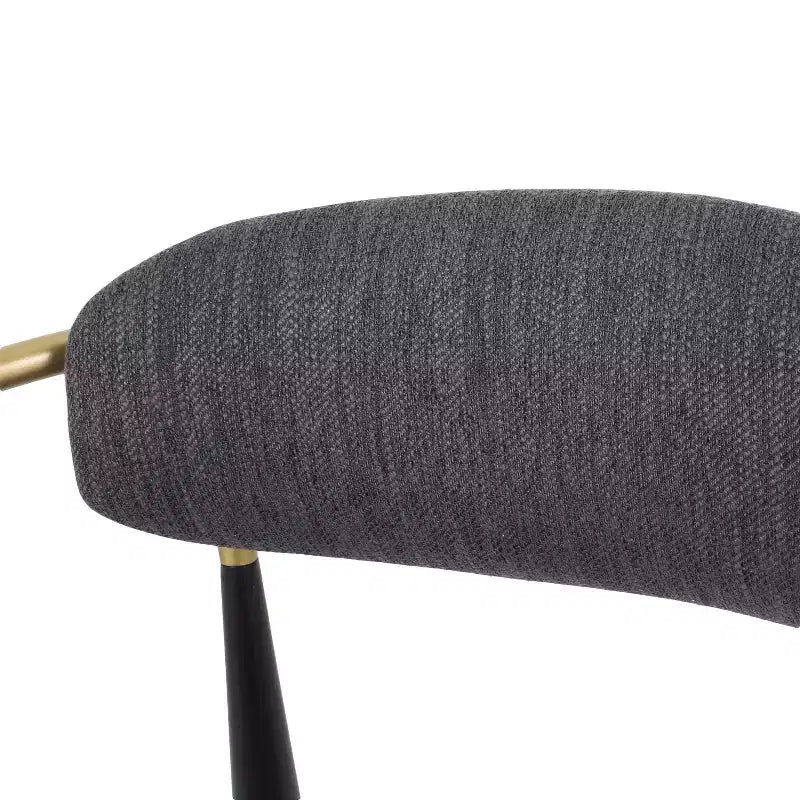 Christopher Knight Home Teuvo - Chaises de salle à manger modernes en tissu et fer (lot de 2)