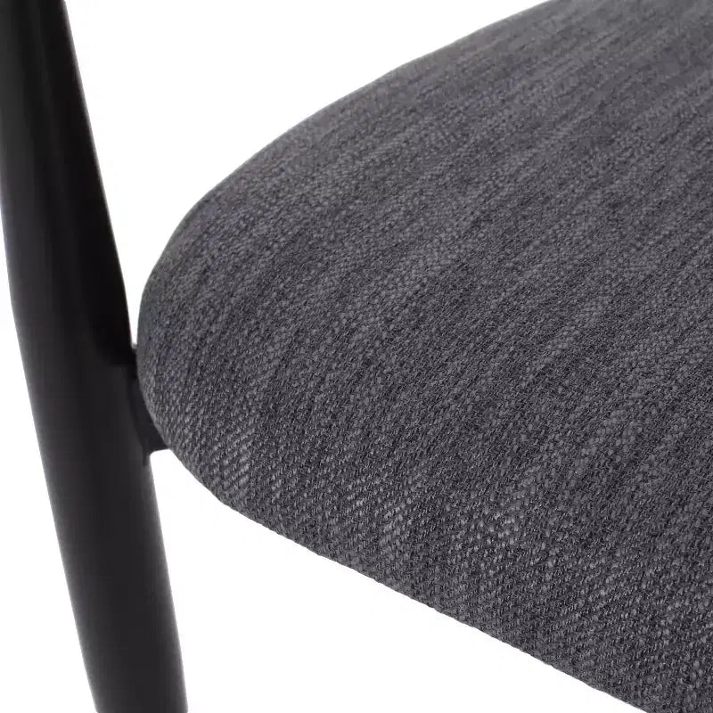 Christopher Knight Home Teuvo - Chaises de salle à manger modernes en tissu et fer (lot de 2)