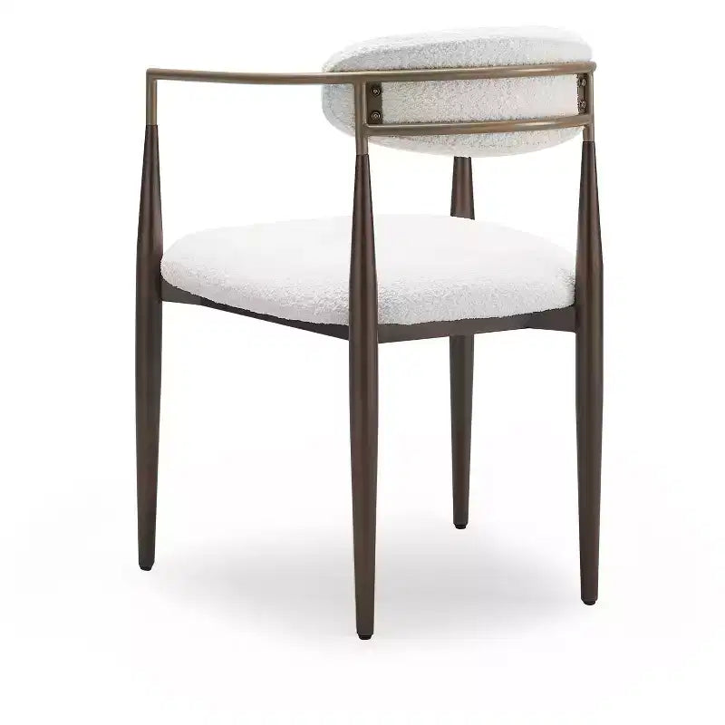 Christopher Knight Home Teuvo - Chaises de salle à manger modernes en tissu et fer (lot de 2)