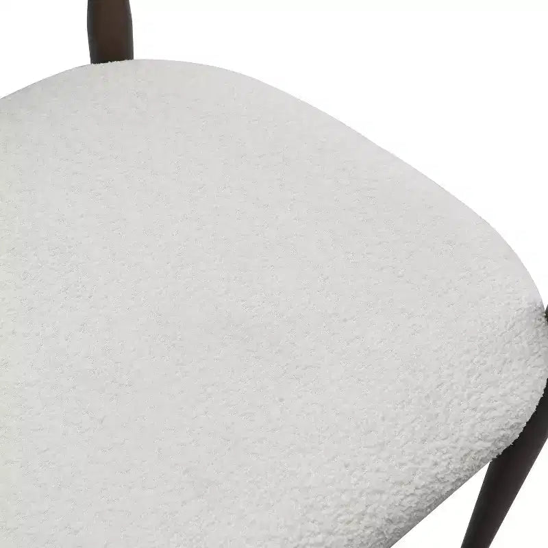 Christopher Knight Home Teuvo - Chaises de salle à manger modernes en tissu et fer (lot de 2)