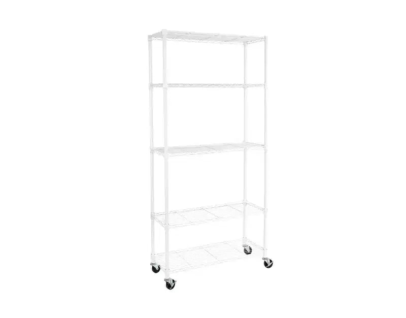Seville Classics UltraDurable 5-Tier 36 x 14 Steel Wire Shelving Unit