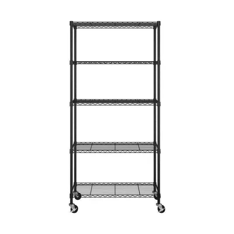 Seville Classics UltraDurable 5-Tier 36 x 14 Steel Wire Shelving Unit