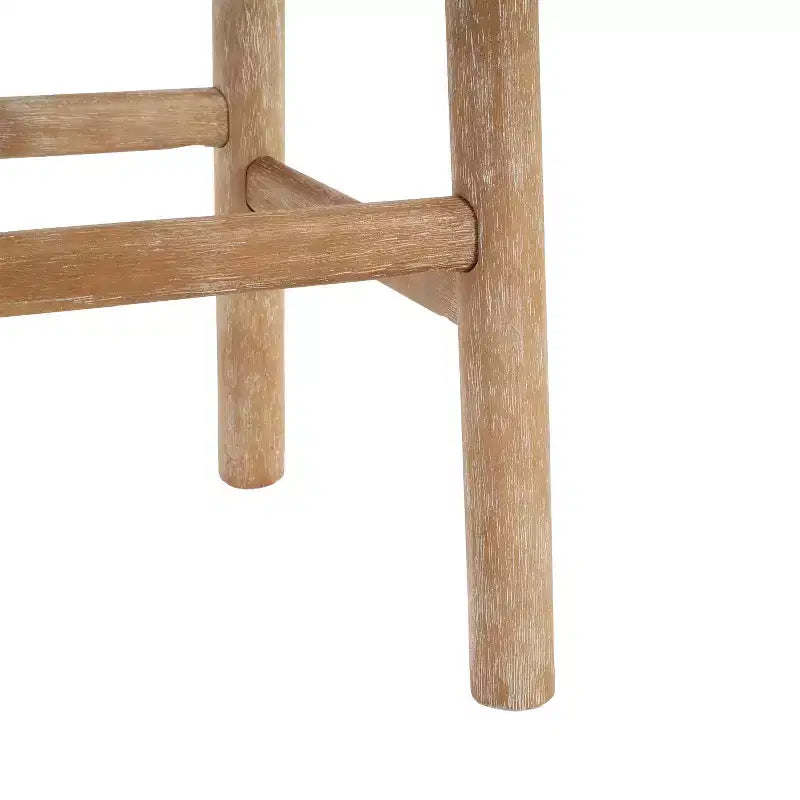 Christopher Knight Home Patsy Modern Minimalist Rubberwood Upholstered Counter Stools (Set of 2)