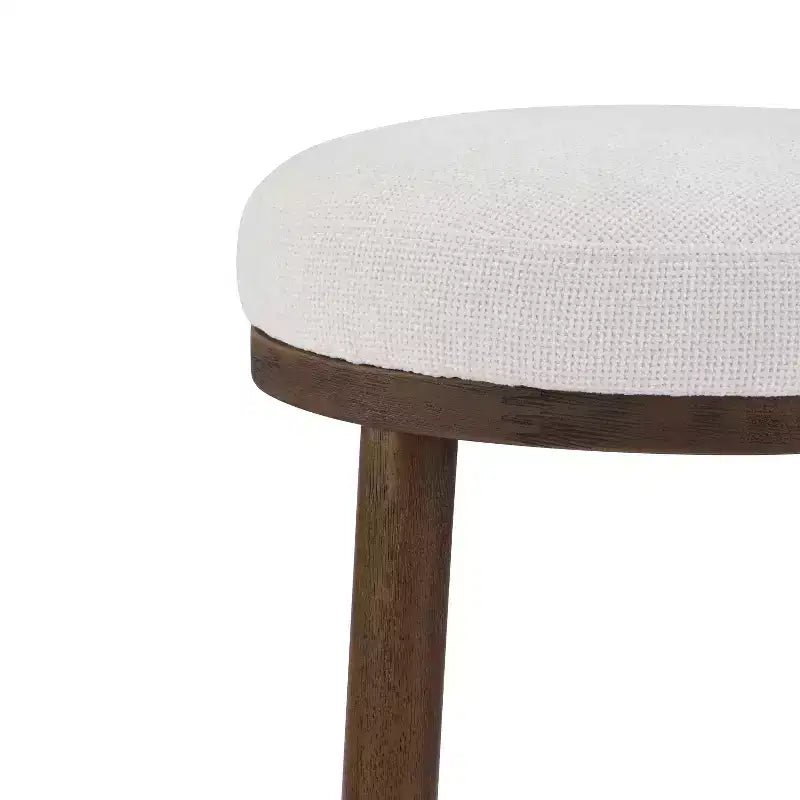Christopher Knight Home Patsy Modern Minimalist Rubberwood Upholstered Counter Stools (Set of 2)