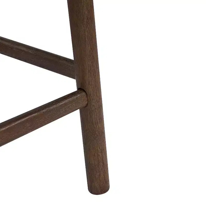 Christopher Knight Home Patsy Modern Minimalist Rubberwood Upholstered Counter Stools (Set of 2)