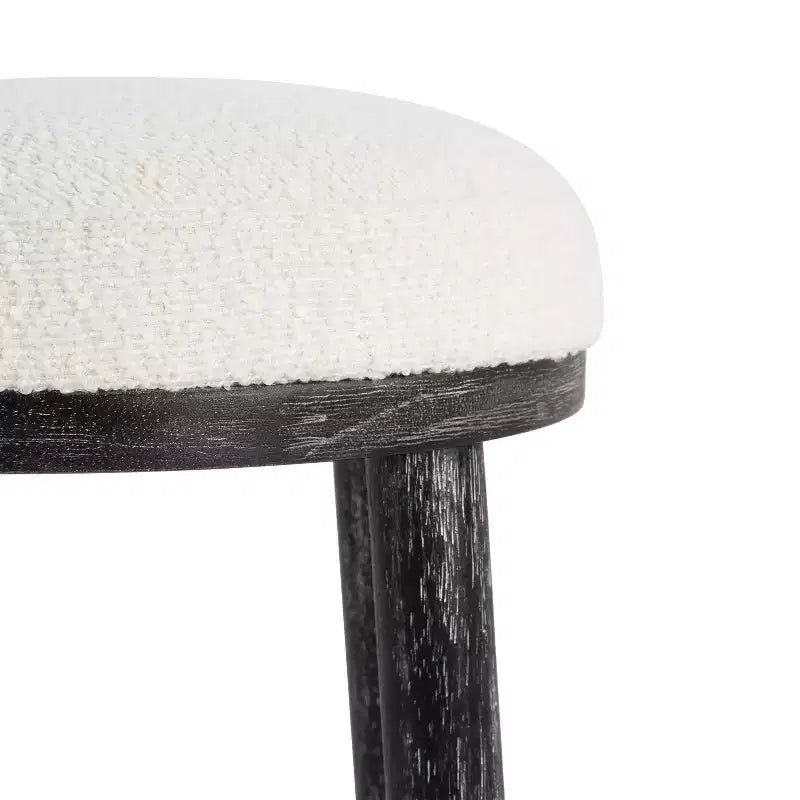 Christopher Knight Home Patsy Modern Minimalist Rubberwood Upholstered Counter Stools (Set of 2)