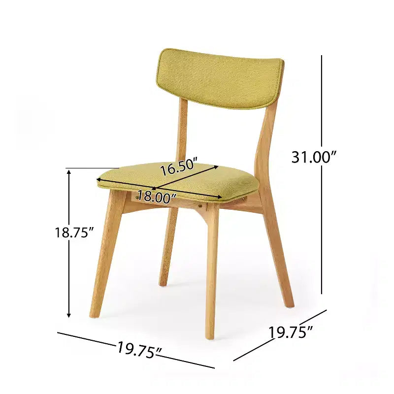 Christopher Knight Home Laila 5 Piece Mid-Century Modern Rubberwood Dining Set with Cushion