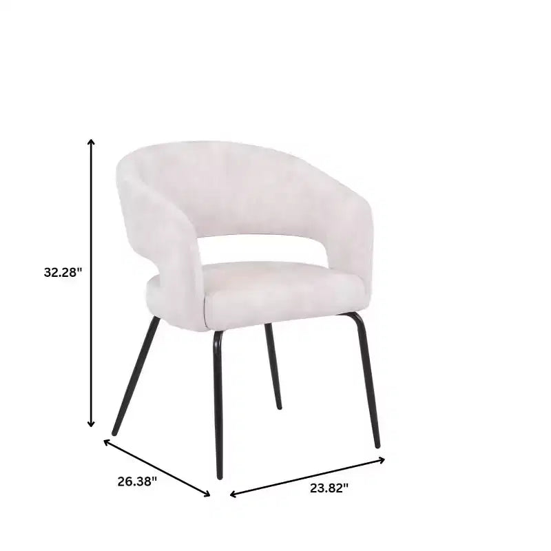 LeisureMod Verve 5-Piece Dining Set with 36 Round Dining Table in Black MDF Top and 4 Dining Chairs