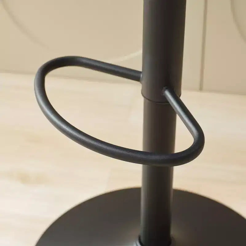 Bar Stools Set of 4,Adjustable Swivel Barstools, Faux Leather Bar Chairs,Upholstered Counter Height with High Backrest