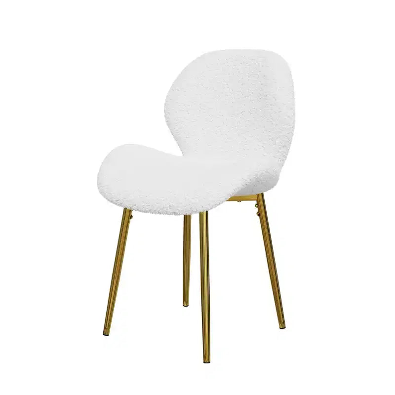 Lot de 2 chaises de salle à manger modernes Vatros avec pieds en métal