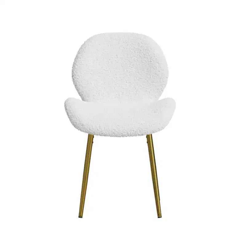 Lot de 2 chaises de salle à manger modernes Vatros avec pieds en métal