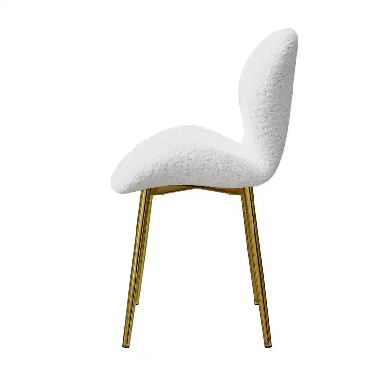 Lot de 2 chaises de salle à manger modernes Vatros avec pieds en métal