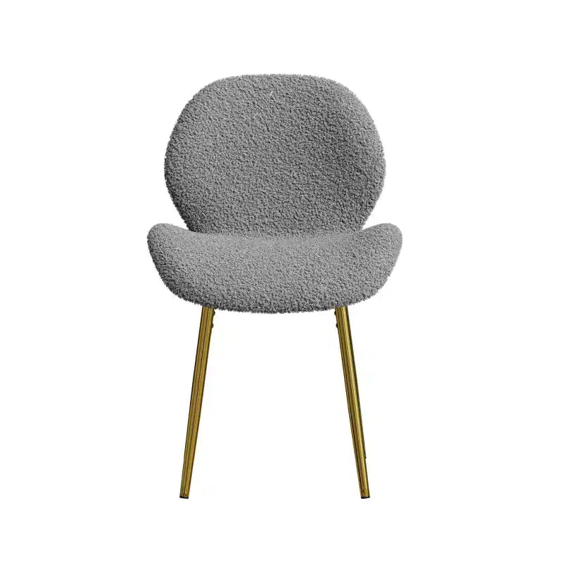 Lot de 2 chaises de salle à manger modernes Vatros avec pieds en métal