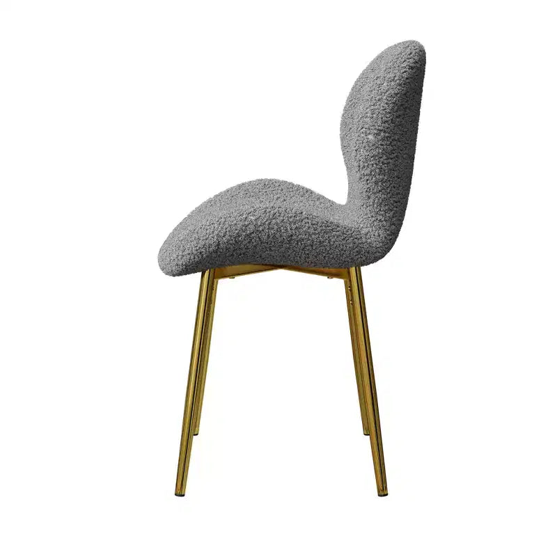 Lot de 2 chaises de salle à manger modernes Vatros avec pieds en métal