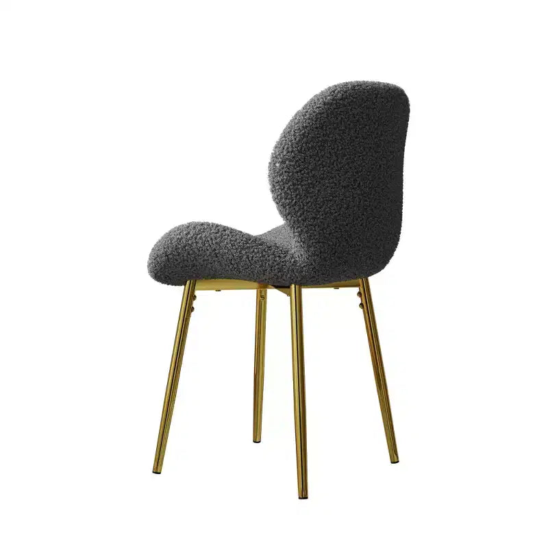 Lot de 2 chaises de salle à manger modernes Vatros avec pieds en métal