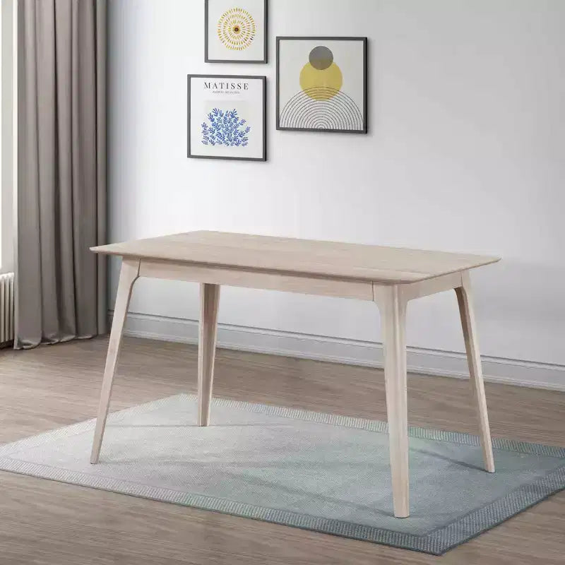 New Classic Furniture,Oscar Wood Counter Dining Table in White Ash