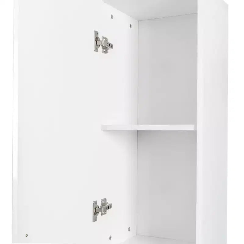 CLIHOME 2 Doors Freestanding Decorative Storage Cabinets with Adjustable Shelves