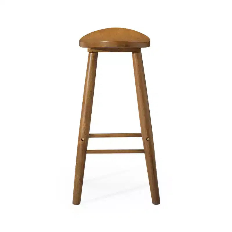 Maven Lane Luna Backless Wooden Kitchen Bar Stool 30