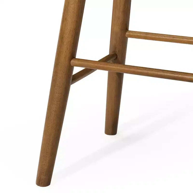 Maven Lane Luna Backless Wooden Kitchen Bar Stool 30
