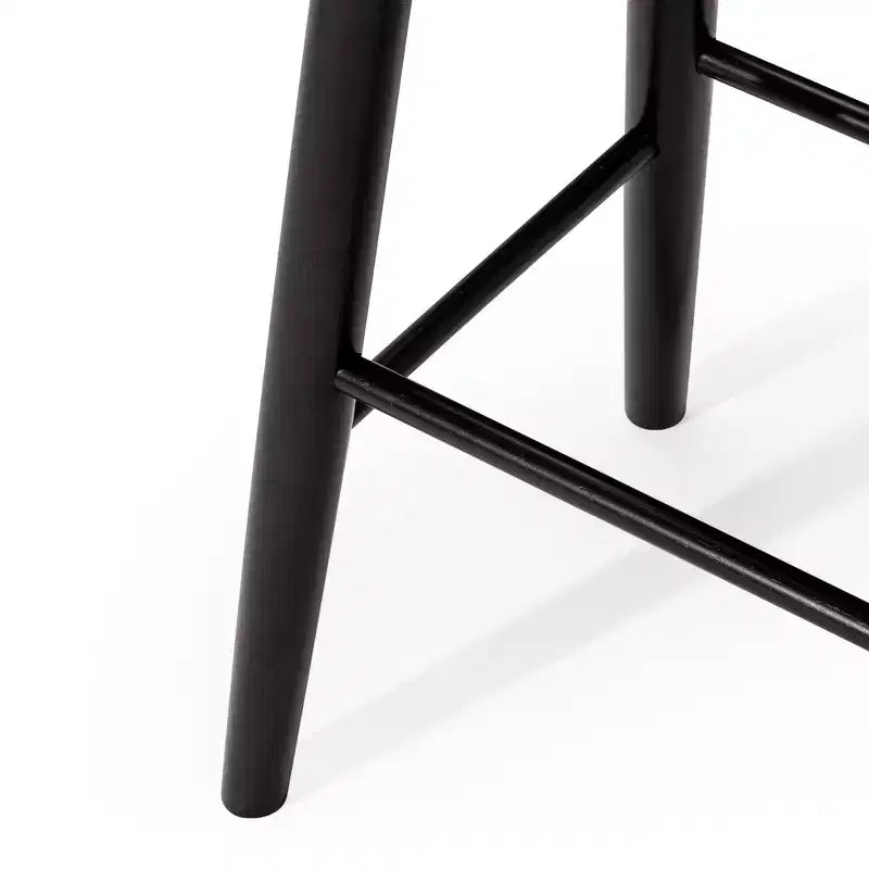 Maven Lane Luna Backless Wooden Kitchen Bar Stool 30