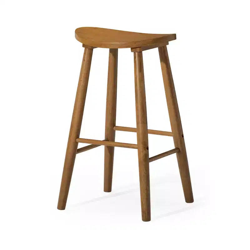 Maven Lane Luna Backless Wooden Kitchen Bar Stool 30