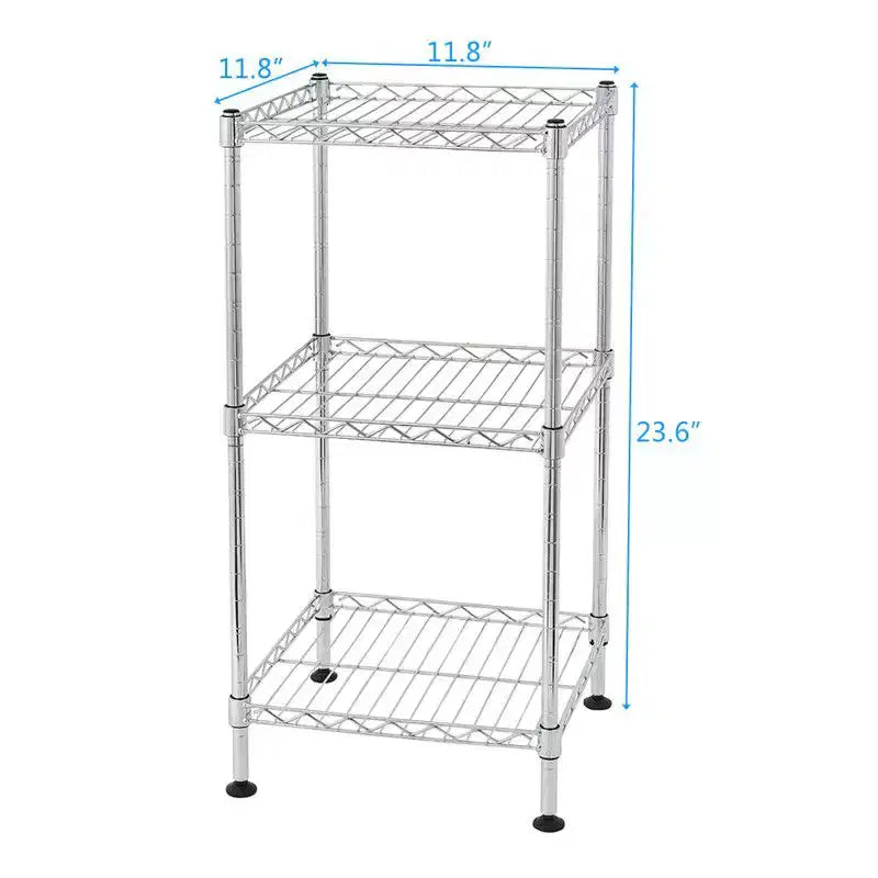 Étagère réglable en hauteur Karl Home en acier de 29,9 cm de largeur