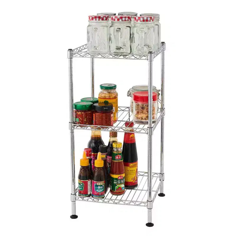 Étagère réglable en hauteur Karl Home en acier de 29,9 cm de largeur