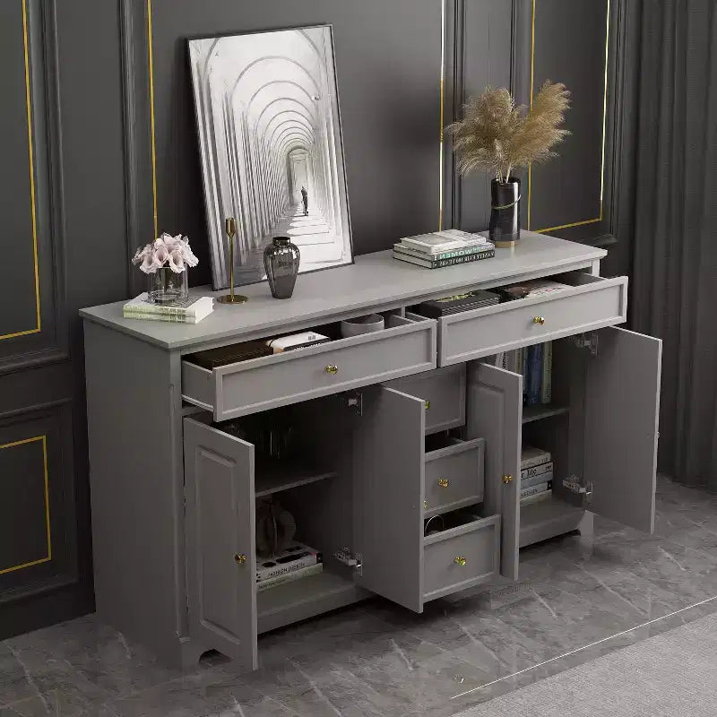 Famapy 5 Drawer Horizontal Dresser Multifunctional Storage Cabinet Living Room Storage Solutions