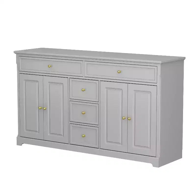Famapy 5 Drawer Horizontal Dresser Multifunctional Storage Cabinet Living Room Storage Solutions