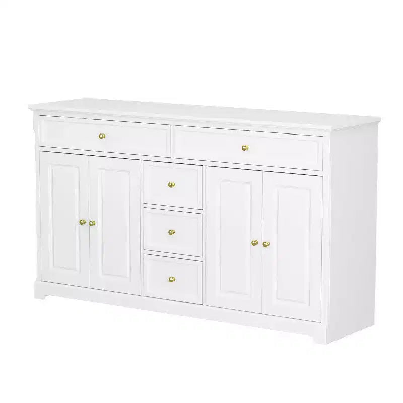 Famapy 5 Drawer Horizontal Dresser Multifunctional Storage Cabinet Living Room Storage Solutions