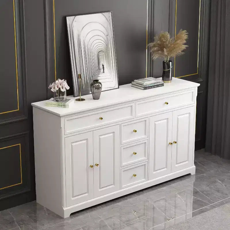 Famapy 5 Drawer Horizontal Dresser Multifunctional Storage Cabinet Living Room Storage Solutions