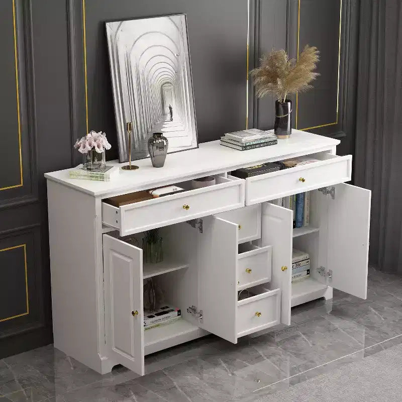Famapy 5 Drawer Horizontal Dresser Multifunctional Storage Cabinet Living Room Storage Solutions