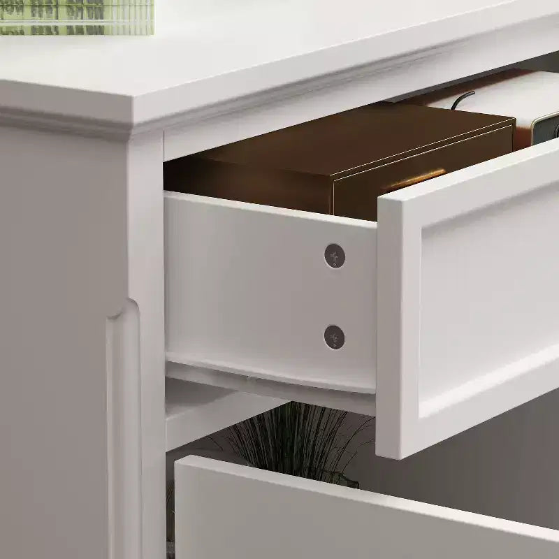 Famapy 5 Drawer Horizontal Dresser Multifunctional Storage Cabinet Living Room Storage Solutions