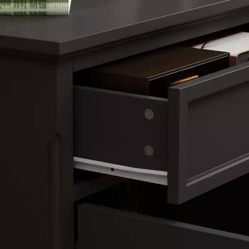 Famapy 5 Drawer Horizontal Dresser Multifunctional Storage Cabinet Living Room Storage Solutions