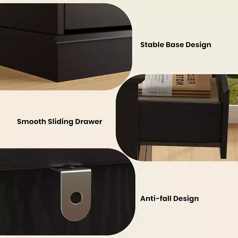 White Dresser for Bedroom, 6 Drawer Dresser with LED Lights and Charging Station, for Living Room, Hallway