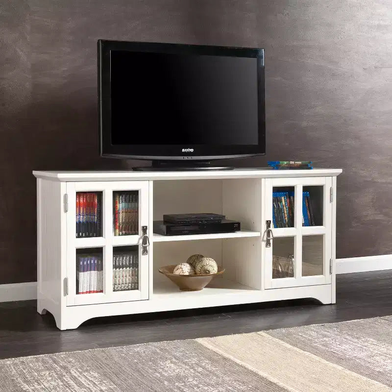 Remington TV/Media Stand - White - SEI