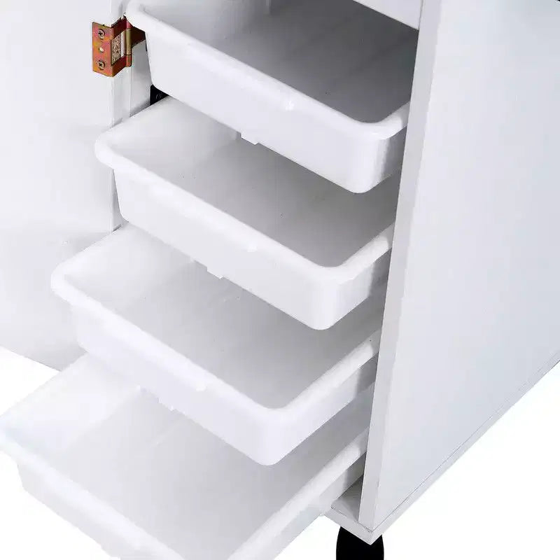 Karl Home Salon Trolley Storage Cart Beauty Hair Dryer Holder Black