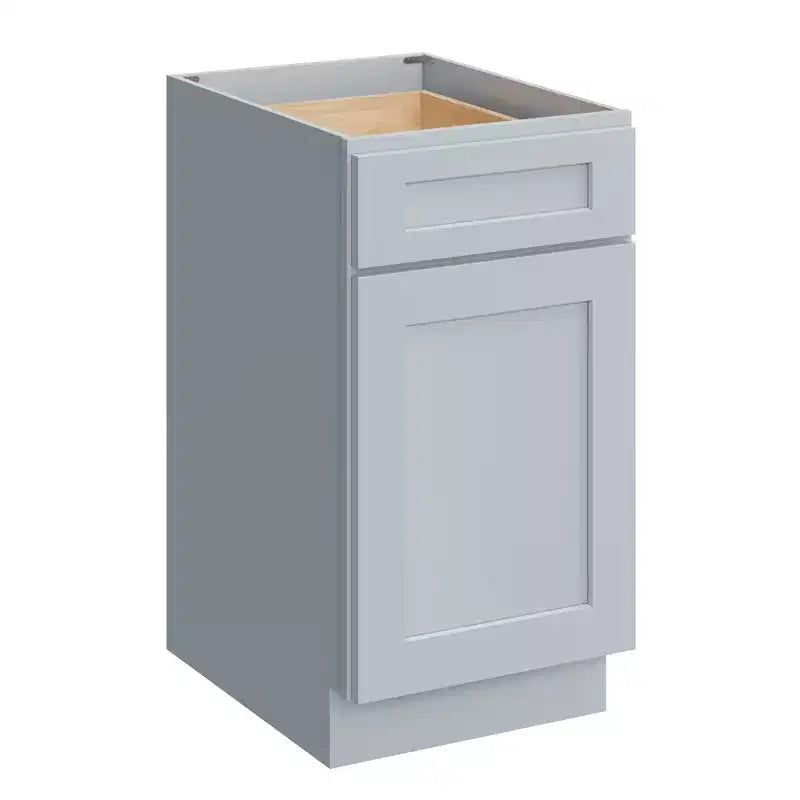 CASAINC 18 in. W x 34.5 in. H x 24 in. D Base Kitchen Cabinet with Drawer  Plywood Frame Soft-Close - Full Overlay RTA