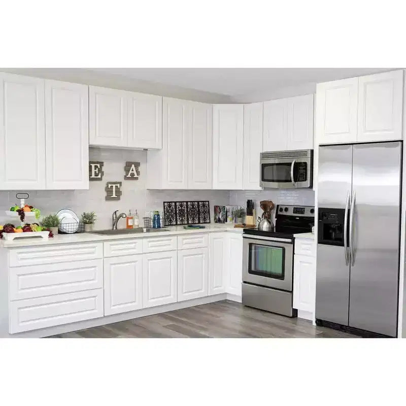 CASAINC 18 in. W x 34.5 in. H x 24 in. D Base Kitchen Cabinet with Drawer  Plywood Frame Soft-Close - Full Overlay RTA