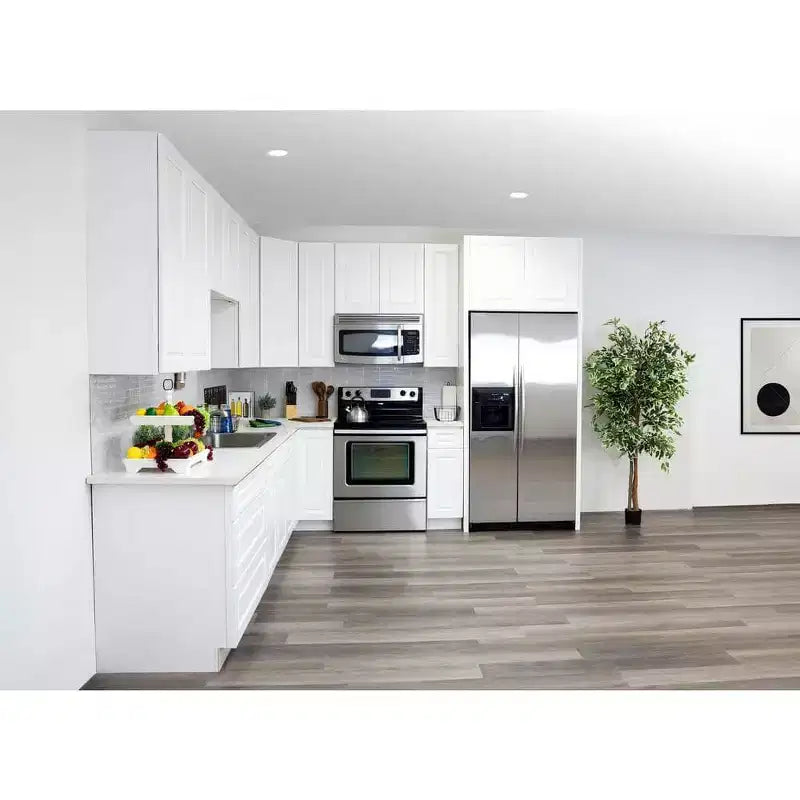 CASAINC 18 in. W x 34.5 in. H x 24 in. D Base Kitchen Cabinet with Drawer  Plywood Frame Soft-Close - Full Overlay RTA