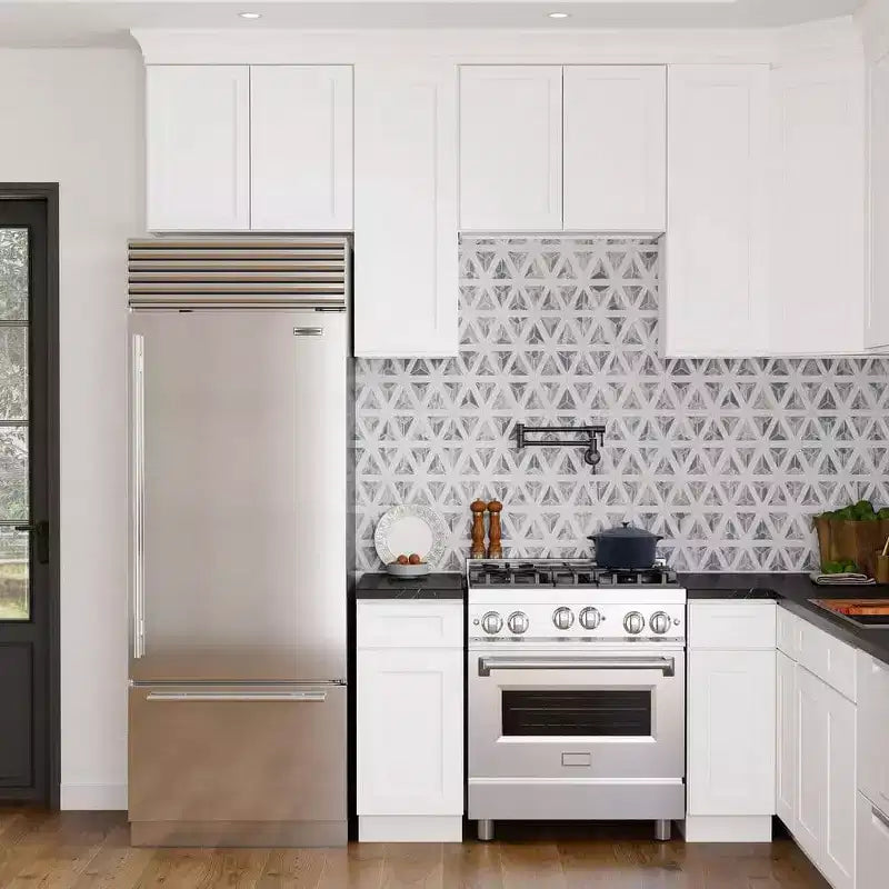CASAINC 18 in. W x 34.5 in. H x 24 in. D Base Kitchen Cabinet with Drawer  Plywood Frame Soft-Close - Full Overlay RTA