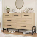 GustoWave 7 Dresser for Bedroom, 52 Wide Dresser, Wide Drawer with Storage Freestanding, Wooden Closet Storage Chest for Living Room, Bedroom