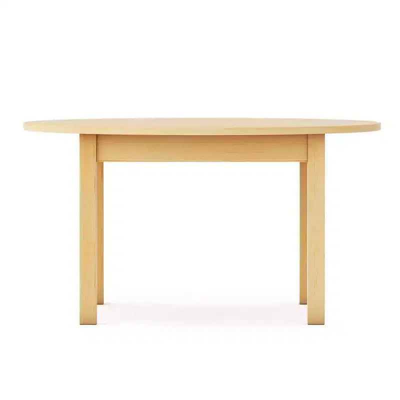 Guidecraft EdQ Table pour tout-petits - Naturel : Table d'activités ronde en bois pour enfants, 76 cm de diamètre | Bureau pour tout-petits pour salle de jeux, crèche et préscolaire
