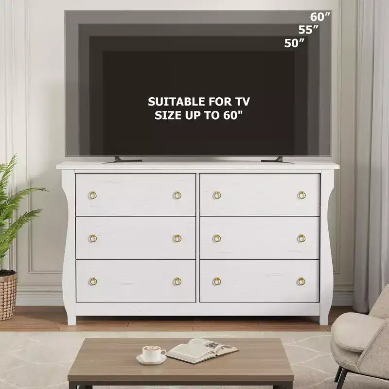 Cassettiera alta a 6/7 cassetti con gambe curve e inserti in rattan, contenitore autoportante