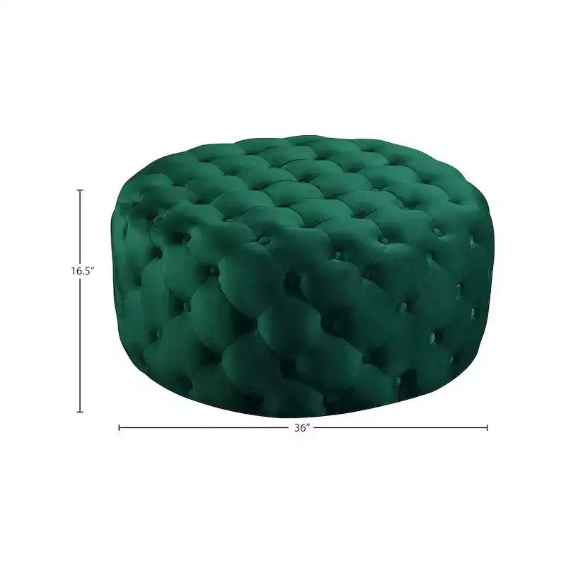 Meridian Furniture Addison Velvet Ottoman/Bench